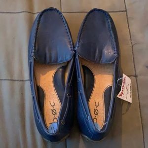 B.o.c. Navy Blue Leather Driving Shoes